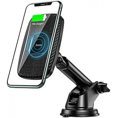 Hoco Soporte cargador inalámbrico de móviles para coche Modelo CA75 Negro
