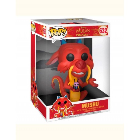 Figura Funko Pop! Disney Mulan Mushu Modelo 632 | 45742 Tamaño Gigante 25 cms