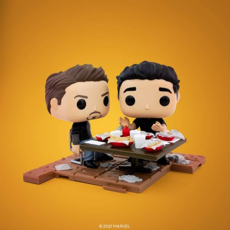 Figura Funko Pop! Marvel Avengers Deluxe Victory Shawarma Tony Stark Modelo 756 | 54901 Edición Exclusiva