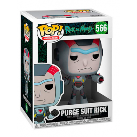 Figura Funko Pop! Animación Rick & Morty Rick con traje mecánico Modelo 566 | 40248