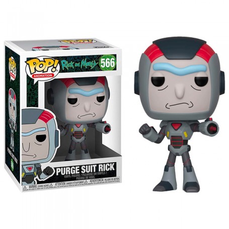 Figura Funko Pop! Animación Rick & Morty Rick con traje mecánico Modelo 566 | 40248