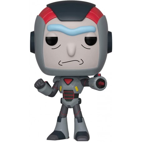 Figura Funko Pop! Animación Rick & Morty Rick con traje mecánico Modelo 566 | 40248