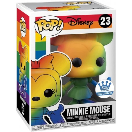 Figura Funko Pop! Disney Minnie Mouse Arcoiris Modelo 23 | 56129 Edición Exclusiva