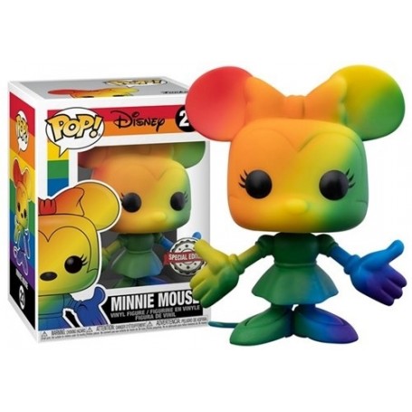 Figura Funko Pop! Disney Minnie Mouse Arcoiris Modelo 23 | 56129 Edición Exclusiva