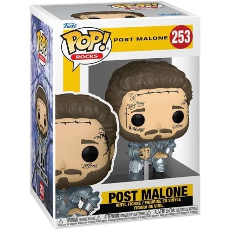 Figura Funko Pop! Rocks Post Malone Modelo 253| 52011