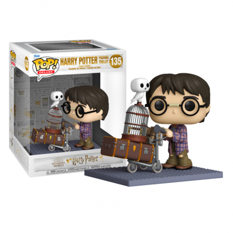 Figura Funko Pop! Harry Potter Deluxe Harry Potter empujando equipaje Modelo 135 | 57360