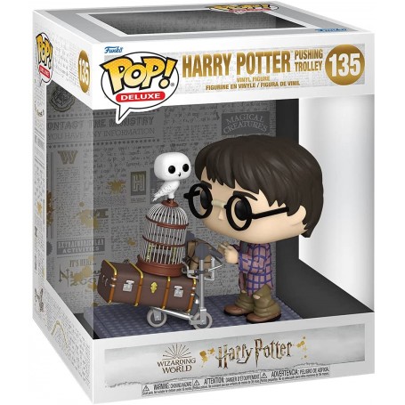 Figura Funko Pop! Harry Potter Deluxe Harry Potter empujando equipaje Modelo 135 | 57360