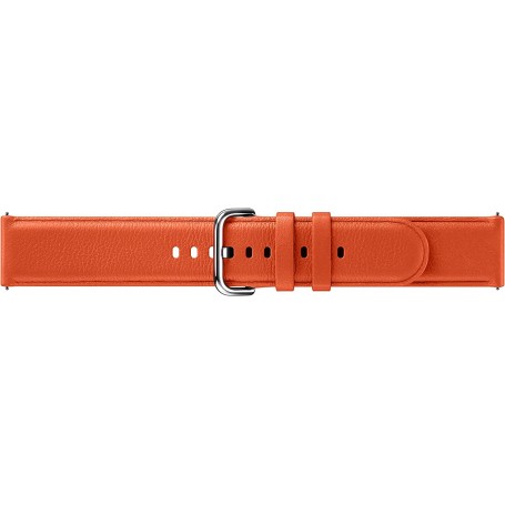 Correa de Piel Band 20 mm para Reloj Smartwatch Samsung Galaxy Watch Active 2 Color Naranja Modelo ET-SLR82MO