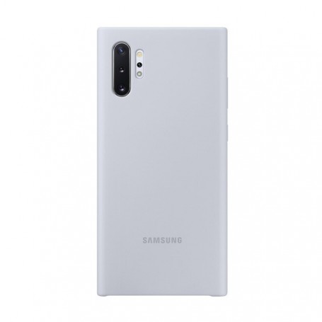 Funda Samsung de Silicona para Galaxy Note 10 plus Plata EF-PN975TS | Estado Como Nuevo | Outlet