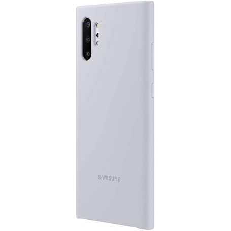 Funda Samsung de Silicona para Galaxy Note 10 plus Plata EF-PN975TS | Estado Como Nuevo | Outlet