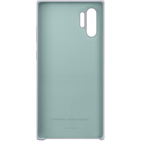 Funda Samsung de Silicona para Galaxy Note 10 plus Plata EF-PN975TS | Estado Como Nuevo | Outlet