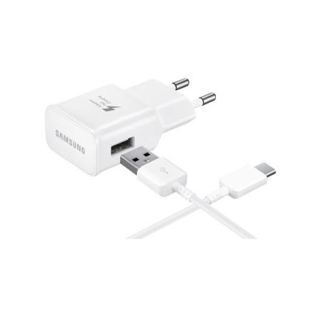 Cargador Samsung EP-TA20EWE + Cable EP-DG950CWE (USB Tipo C) | Estado Genial | Outlet