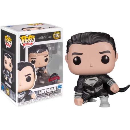 Figura Funko Pop! Películas La Liga de la Justicia Superman Aterrizando Modelo 1127 | 56835 Edición Especial