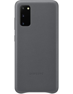 Funda Samsung Para Galaxy S20 Piel Color Gris EF-VG980LJ...
