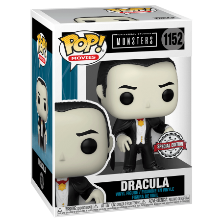Figura Funko Pop! Películas Universal Studios Monsters Drácula Modelo 1152 | 57694  Edición Especial