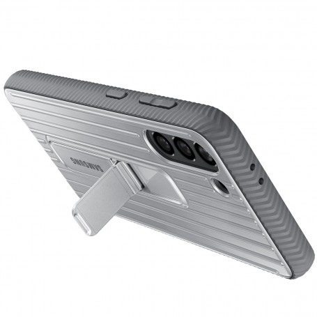 Funda Samsung para Galaxy S21 Standing Cover Color Gris EF-RG991CJ | Estado Como Nuevo | Outlet