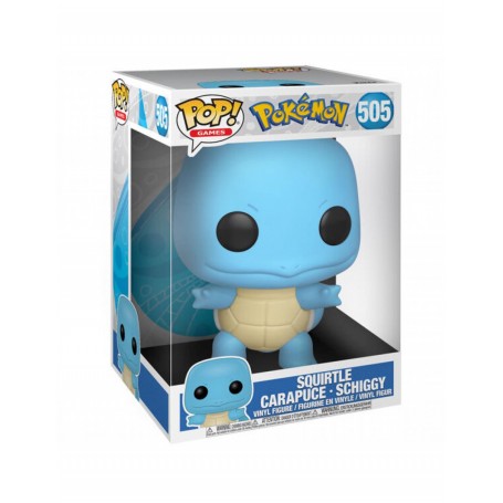 Figura Funko Pop! Juegos Pokemon Squirtle Modelo 505 | 50561 Gigante 25 cms