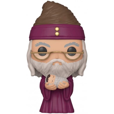 Figura Funko Pop! Harry Potter Albus Dumbledore con bebé Modelo 115 | 48067