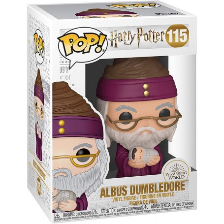 Figura Funko Pop! Harry Potter Albus Dumbledore con bebé Modelo 115 | 48067