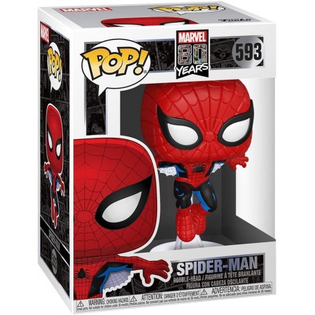Figura Funko Pop! Marvel 80 Aniversario Spider-man Modelo 593 | 46952