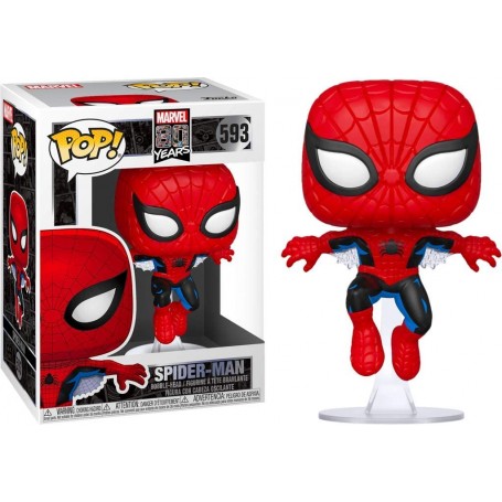 Figura Funko Pop! Marvel 80 Aniversario Spider-man Modelo 593 | 46952