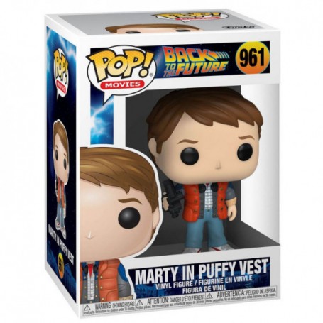 Figura Funko Pop! Películas Regreso al Futuro Marty con chaleco Modelo 961 | 48705
