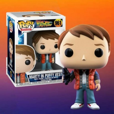 Figura Funko Pop! Películas Regreso al Futuro Marty con chaleco Modelo 961 | 48705