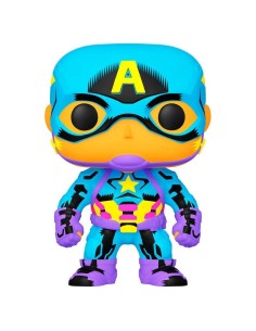 Figura Funko Pop! Marvel Capitán América Black Light...