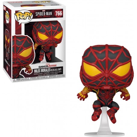 Figura Funko Pop! Marvel Spider-man Miles Morales (S.T.R.I.K.E.) Modelo 766 | 50151