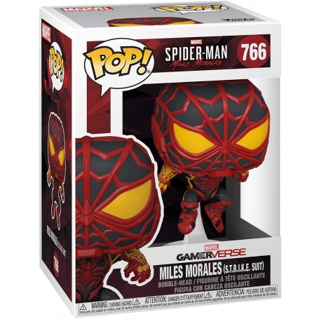 Figura Funko Pop! Marvel Spider-man Miles Morales (S.T.R.I.K.E.) Modelo 766 | 50151