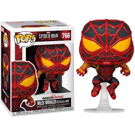 Figura Funko Pop! Marvel Spider-man Miles Morales (S.T.R.I.K.E.) Modelo 766 | 50151