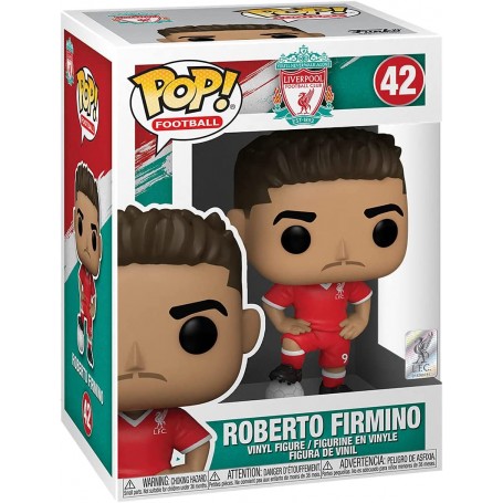 Figura Funko Pop! Fútbol Liverpool Roberto Firmino Modelo 42 | 52174