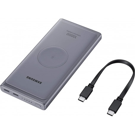 Samsung Batería Portátil Powerbank Inalámbrica USB-C 10.000 mAh Modelo EB-U3300XJ Gris