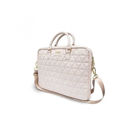 Funda Guess Acolchada para portátil y tablet de 15" color Rosa GUCB15QLPK