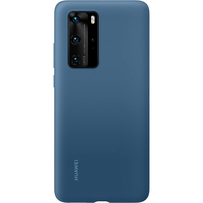 Funda Huawei de Silicona Para P40 Azul Modelo...