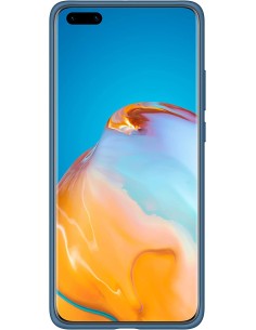 Funda Huawei de Silicona Para P40 Azul Modelo 51993721 Nuevo 2
