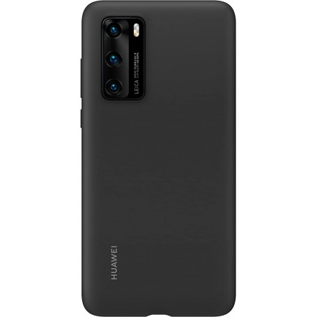 Funda Huawei de Silicona Para P40 Negra Modelo 51993719 Nuevo