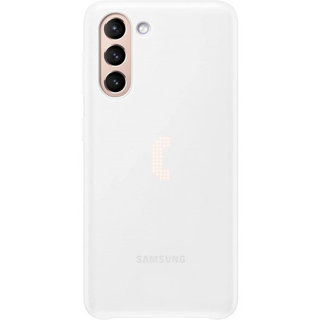 Funda Led Cover para Samsung Galaxy S21 Blanco Modelo EF-KG991CW