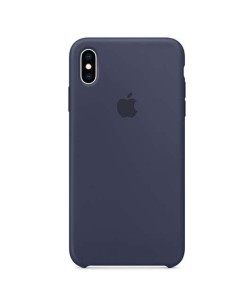 Funda para Apple iPhone Xs Max Silicona Azul Medianoche