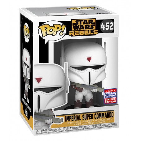 Figura Funko Pop! Star Wars Rebels Imperial Super Commando Modelo 452 | 55911 Edición Limitada
