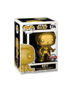 Figura Funko Pop! Star Wars Rey (Dorado) Modelo 114 | 43021 2