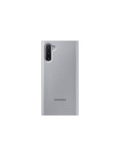 Funda LED View Para Samsung Galaxy Note 10 Color Plata...