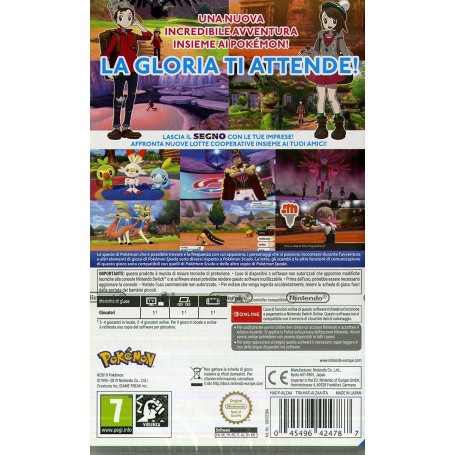 Juego Pokémon Espada para Nintendo Switch