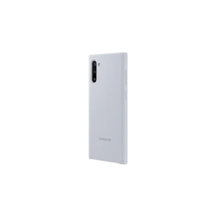 Funda Samsung Galaxy Note 10 Silicona Plata...