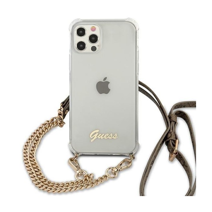 Funda Rígida Guess Transparente con cadena...