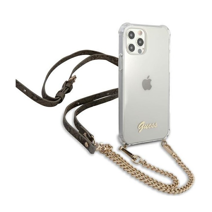 Funda Rígida Guess Transparente con cadena...