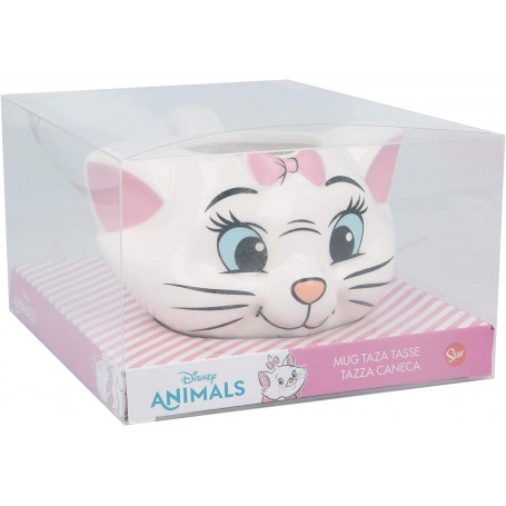 Taza de cerámica 3D Disney Animals Los Aristogatos Modelo Marie
