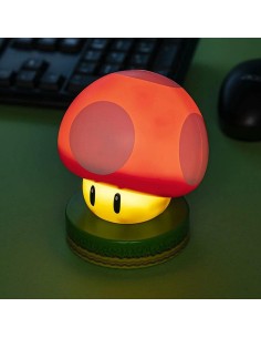Lámpara de Led Paladone Súper Mario Bros Modelo Seta 2