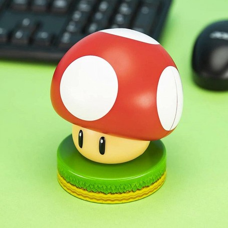 Lámpara de Led Paladone Súper Mario Bros Modelo Seta