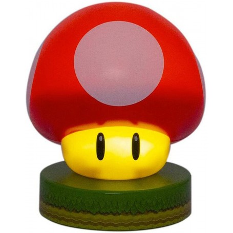 Lámpara de Led Paladone Súper Mario Bros Modelo Seta